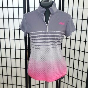 FILA women's golf half-zip shirt (Medium)